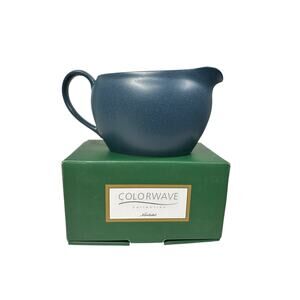 Noritake Colorwave Blue Gravy Boat 8484 EPC in Box‎ Noritake Stoneware